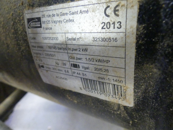 Compresseur de chantier Aerfast AC25420 - Air compressor: picture 4 Compresseur de chantier Aerfast AC25420 - Air compressor: picture 4