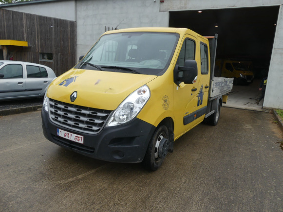 Camionnette plateau double cabine Renault Master DCI150 (2012-171.164 km-VIN:VF1MBH6F346533282) - Other machinery: picture 1 Camionnette plateau double cabine Renault Master DCI150 (2012-171.164 km-VIN:VF1MBH6F346533282) - Other machinery: picture 1