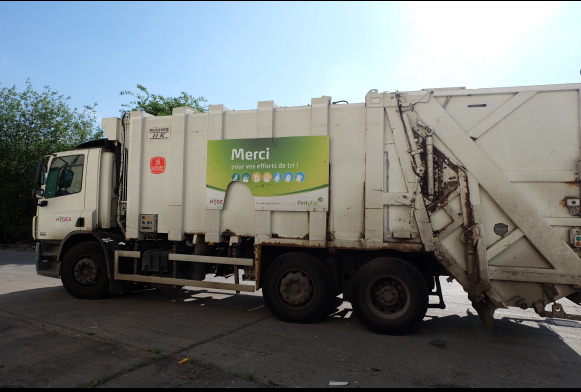 REF : 11 - Camion poubelle DAF CF75 - Garbage truck: picture 2 REF : 11 - Camion poubelle DAF CF75 - Garbage truck: picture 2