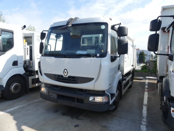 REF:68420 - Camion poubelle Renault Midlum 180DXI (2013-115.450 km) - Garbage truck: picture 1 REF:68420 - Camion poubelle Renault Midlum 180DXI (2013-115.450 km) - Garbage truck: picture 1