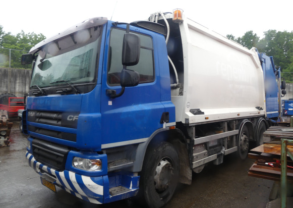REF:BX-PS-13 - Camion poubelle DAF FAG CF 75 (2010-390.475 km) - Garbage truck: picture 1 REF:BX-PS-13 - Camion poubelle DAF FAG CF 75 (2010-390.475 km) - Garbage truck: picture 1