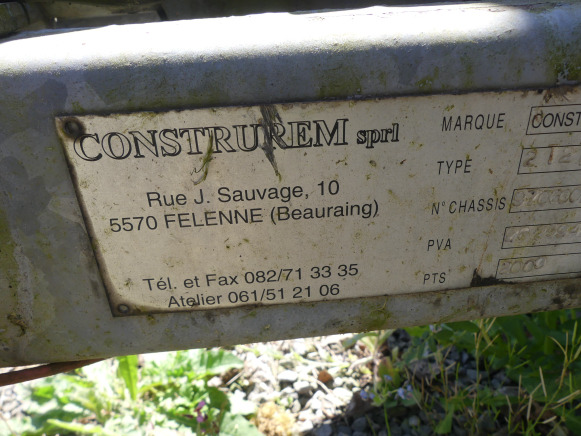 Remorque double essieu fermée Construrem 2T2E - Closed box trailer: picture 5 Remorque double essieu fermée Construrem 2T2E - Closed box trailer: picture 5