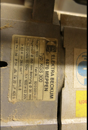 Scie à onglet Elektra Beckum KGS300 - Woodworking machinery: picture 5 Scie à onglet Elektra Beckum KGS300 - Woodworking machinery: picture 5