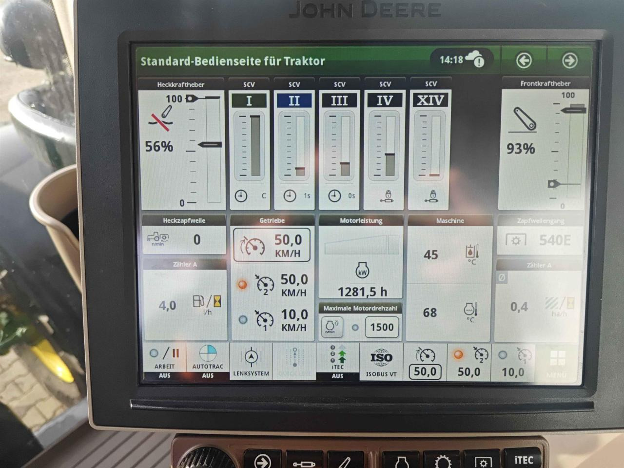 Farm tractor John Deere 6R 250: picture 15