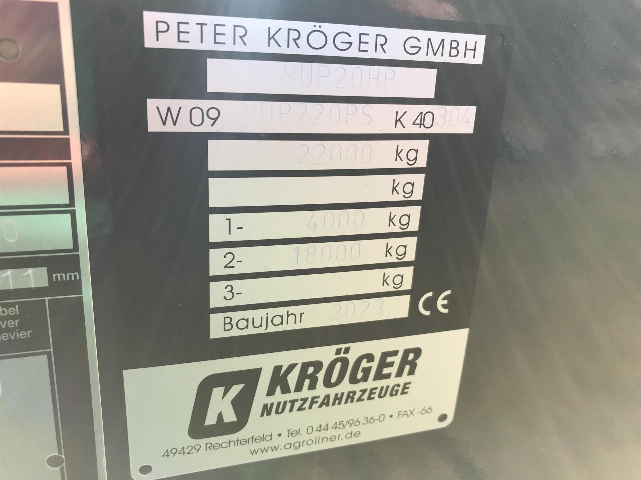 Dumper Kröger MUP 20 HP: picture 10 Dumper Kröger MUP 20 HP: picture 10