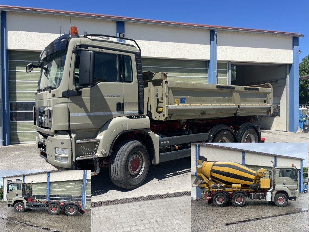 MAN TGS 26.480 Kipper/Betonmischer - Tipper: picture 1 MAN TGS 26.480 Kipper/Betonmischer - Tipper: picture 1