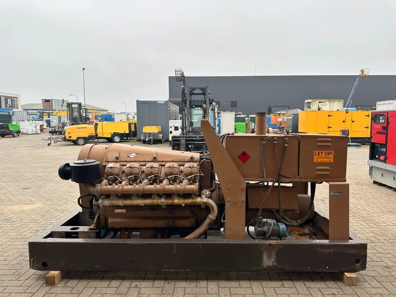 Alsthom V102 unelec 140 kVA generatorset ex Emergency Noodstroom Aggregaat - Generator set: picture 4 Alsthom V102 unelec 140 kVA generatorset ex Emergency Noodstroom Aggregaat - Generator set: picture 4