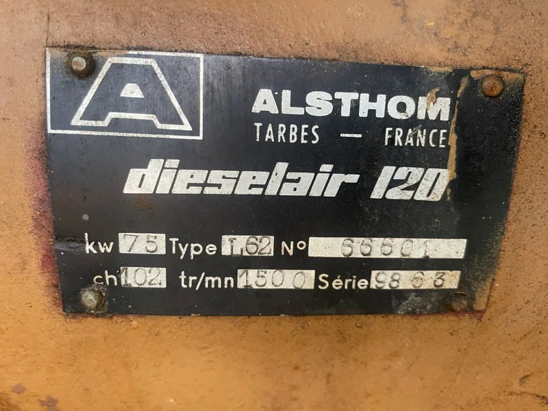 Dieselair Alsthom Unelec 85 kVA noodstroom generatorset ex Emergency - Generator set: picture 3 Dieselair Alsthom Unelec 85 kVA noodstroom generatorset ex Emergency - Generator set: picture 3