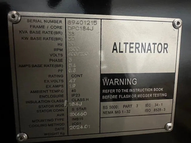 Generatordeel 38 kVA generatordeel Alternator New ! - Generator set: picture 3 Generatordeel 38 kVA generatordeel Alternator New ! - Generator set: picture 3