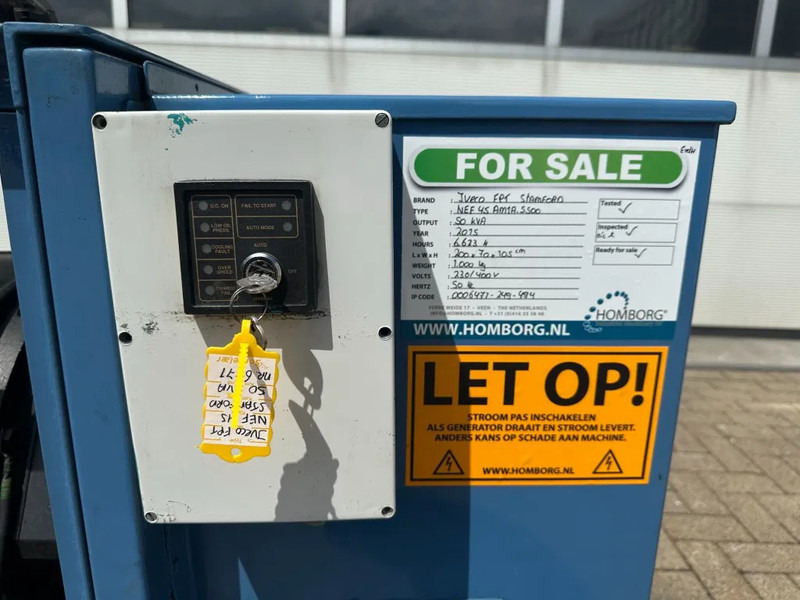 Iveco FPT NEF 45 AM1A.S500 Stamford 50 kVA generatorset - Generator set: picture 5 Iveco FPT NEF 45 AM1A.S500 Stamford 50 kVA generatorset - Generator set: picture 5