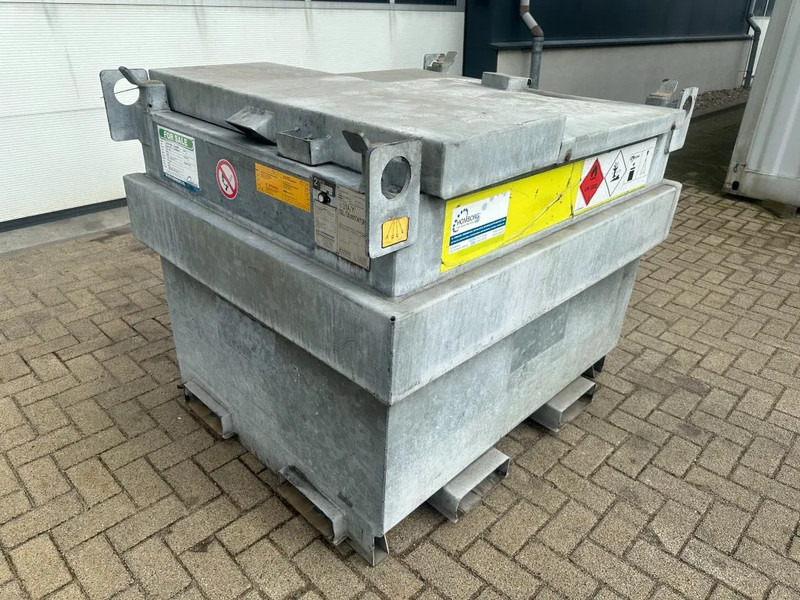 Storage tank Kiwa IBC Steenbergen 750 liter Dieseltank met Handpomp Milieutank Gegalvaniseerd: picture 11 Storage tank Kiwa IBC Steenbergen 750 liter Dieseltank met Handpomp Milieutank Gegalvaniseerd: picture 11