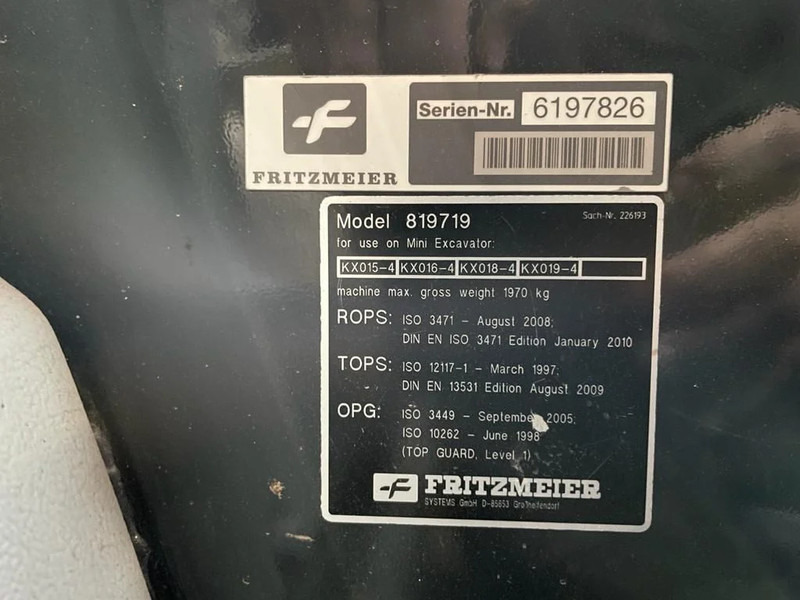 Kubota KX019-4 Mini Graver Rups Graafmachine Diesel as New ! - Mini excavator: picture 4 Kubota KX019-4 Mini Graver Rups Graafmachine Diesel as New ! - Mini excavator: picture 4