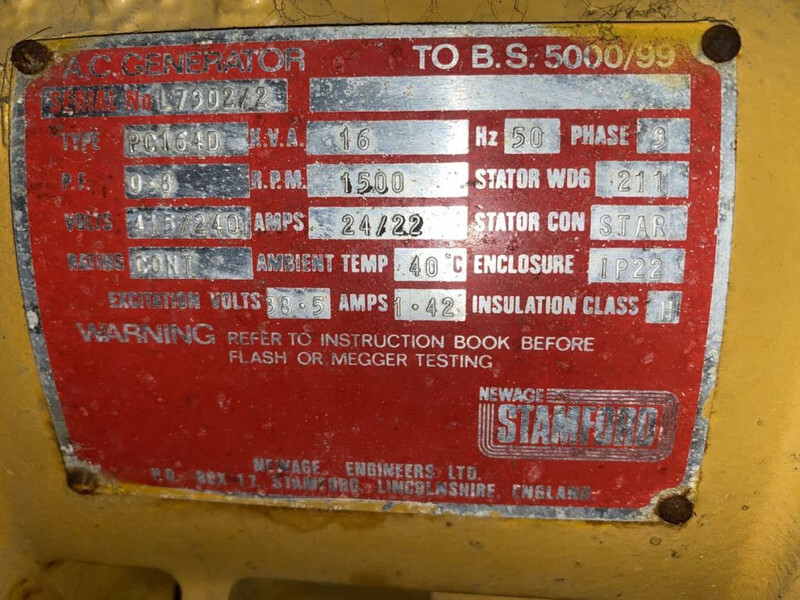 Generator set Perkins Stamford 16 kVA Silent generatorset: picture 6