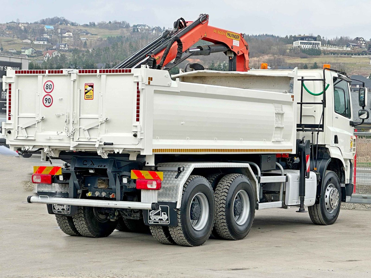 New Crane truck DAF CF 410 * Kipper 4,90 m + PK 16001 - K B * 6x4: picture 6