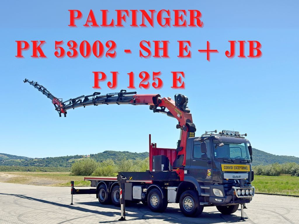 DAF CF 410 * PK 53002 - SH E/JIB PJ 125 E + FUNK*8x4 - Crane truck: picture 1 DAF CF 410 * PK 53002 - SH E/JIB PJ 125 E + FUNK*8x4 - Crane truck: picture 1