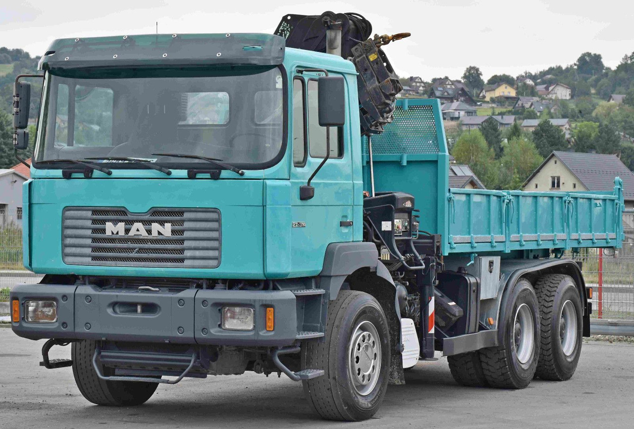 MAN 27-314 * HIAB 220 C - 3 + FUNK * 6x4 - Tipper, Crane truck: picture 3 MAN 27-314 * HIAB 220 C - 3 + FUNK * 6x4 - Tipper, Crane truck: picture 3