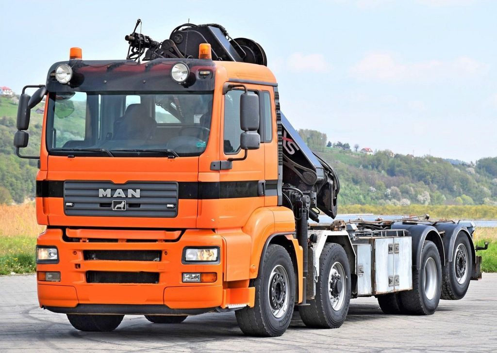 MAN TGA 35.480 Abrollkipper*KRAN /FUNK - Crane truck, Cable system truck: picture 3 MAN TGA 35.480 Abrollkipper*KRAN /FUNK - Crane truck, Cable system truck: picture 3
