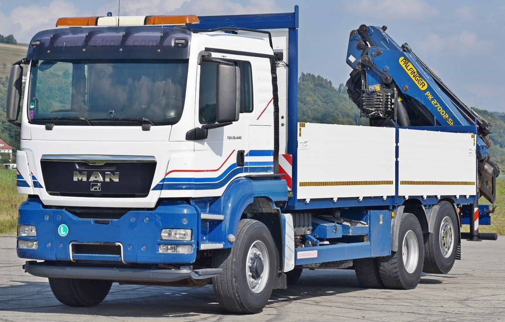 MAN TGS 26.440 *PK 27002 - SH E + JIB PJ060A + FUNK - Crane truck, Dropside/ Flatbed truck: picture 3 MAN TGS 26.440 *PK 27002 - SH E + JIB PJ060A + FUNK - Crane truck, Dropside/ Flatbed truck: picture 3