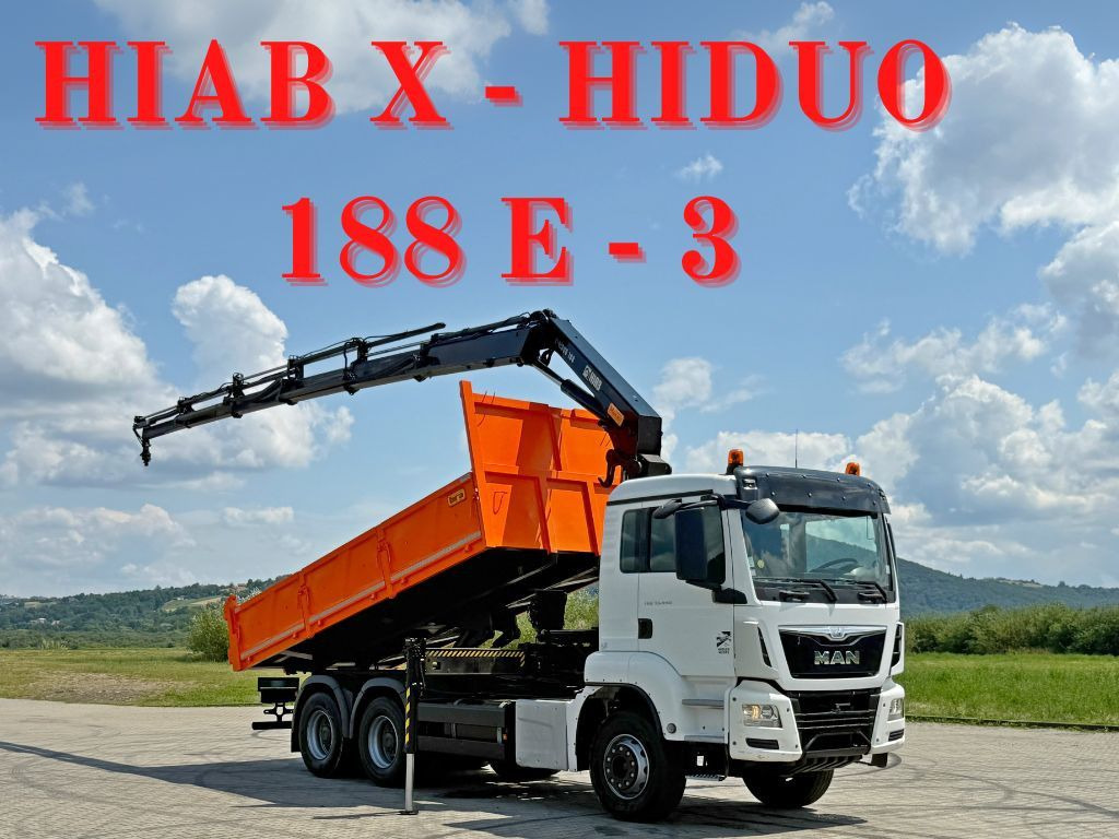 MAN TGS 33.440 * HIAB X-HIDUO 188 E-5 + FUNK * 6x4 - Tipper, Crane truck: picture 1 MAN TGS 33.440 * HIAB X-HIDUO 188 E-5 + FUNK * 6x4 - Tipper, Crane truck: picture 1