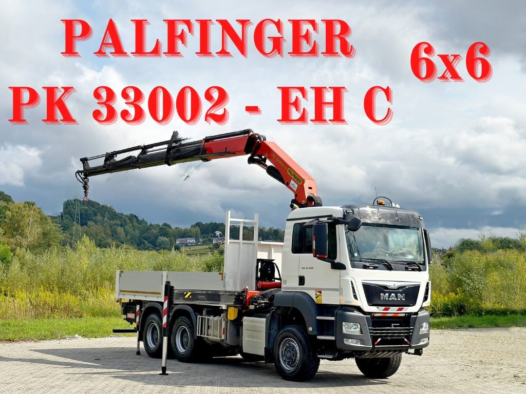 MAN TGS 33.480 * PK 33002-EH C + FUNK/6x6 * TOP - Crane truck: picture 1 MAN TGS 33.480 * PK 33002-EH C + FUNK/6x6 * TOP - Crane truck: picture 1