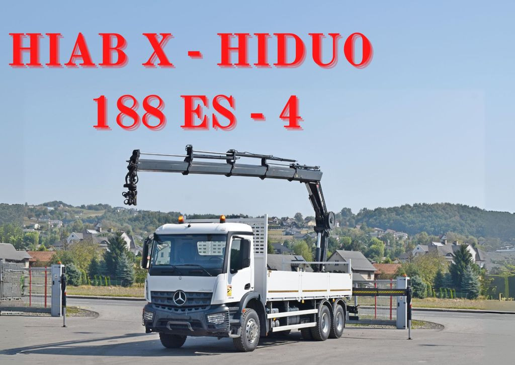 Mercedes-Benz ACTROS 2636 *HIAB X-HIDUO 188 ES-4/FUNK + * 6x4 Mercedes-Benz AROCS 2636 *HIAB X-HIDUO 188 ES-4/FUNK + * 6x4 - Crane truck, Dropside/ Flatbed truck: picture 1 Mercedes-Benz ACTROS 2636 *HIAB X-HIDUO 188 ES-4/FUNK + * 6x4 Mercedes-Benz AROCS 2636 *HIAB X-HIDUO 188 ES-4/FUNK + * 6x4 - Crane truck, Dropside/ Flatbed truck: picture 1