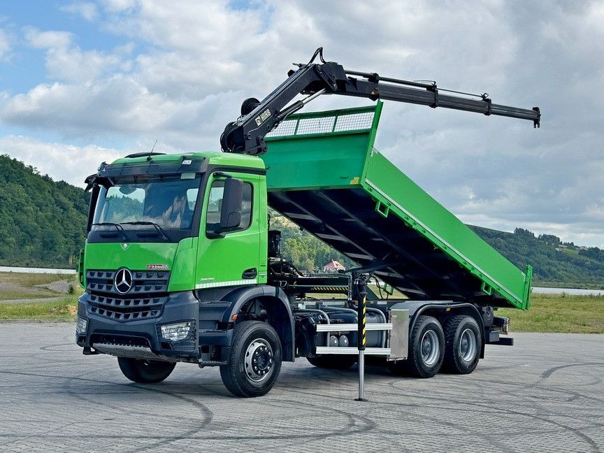 Mercedes-Benz AROCS 2636 * HIAB 122 ES - 3 HIPRO * 6x4 - Tipper, Crane truck: picture 2 Mercedes-Benz AROCS 2636 * HIAB 122 ES - 3 HIPRO * 6x4 - Tipper, Crane truck: picture 2