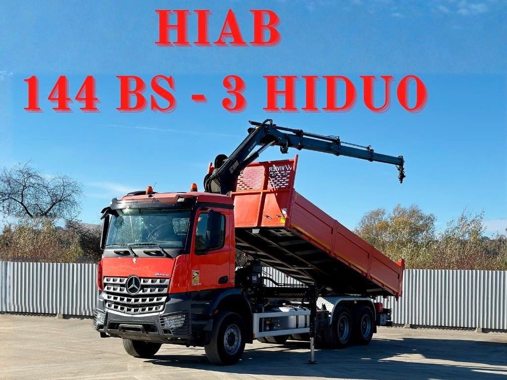 Mercedes-Benz AROCS 2640 *HIAB 144 BS - 3/FUNK + * 6x4 - Crane truck: picture 1 Mercedes-Benz AROCS 2640 *HIAB 144 BS - 3/FUNK + * 6x4 - Crane truck: picture 1