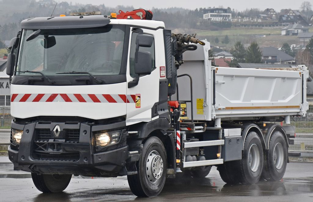 Renault C380 *KIPPER 5,10 m* FASSI F175A.0.22+FUNK /6x4 - Crane truck, Tipper: picture 5 Renault C380 *KIPPER 5,10 m* FASSI F175A.0.22+FUNK /6x4 - Crane truck, Tipper: picture 5