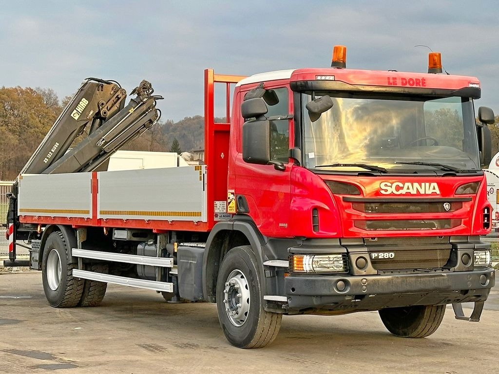 Scania P 280 * HIAB 122 E - 2 HIDUO + FUNK* TOPZUSTAND Scania P 280 * HIAB 122 E - 2 HIDUO + FUNK* TOPZUSTAND - Crane truck, Dropside/ Flatbed truck: picture 4 Scania P 280 * HIAB 122 E - 2 HIDUO + FUNK* TOPZUSTAND Scania P 280 * HIAB 122 E - 2 HIDUO + FUNK* TOPZUSTAND - Crane truck, Dropside/ Flatbed truck: picture 4