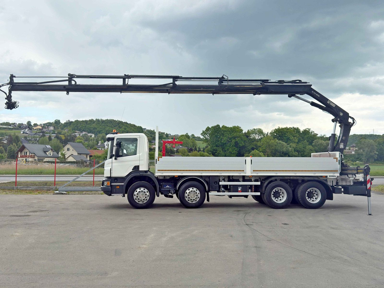 Scania P 410*PLATFORM 7,00m*HIAB 244 E-5 HIPRO+FUNK/8x4 Scania P 410*PRITSCHE 7,00m*HIAB 244 E-5 HIPRO+FUNK/8x4 - Crane truck, Dropside/ Flatbed truck: picture 5 Scania P 410*PLATFORM 7,00m*HIAB 244 E-5 HIPRO+FUNK/8x4 Scania P 410*PRITSCHE 7,00m*HIAB 244 E-5 HIPRO+FUNK/8x4 - Crane truck, Dropside/ Flatbed truck: picture 5