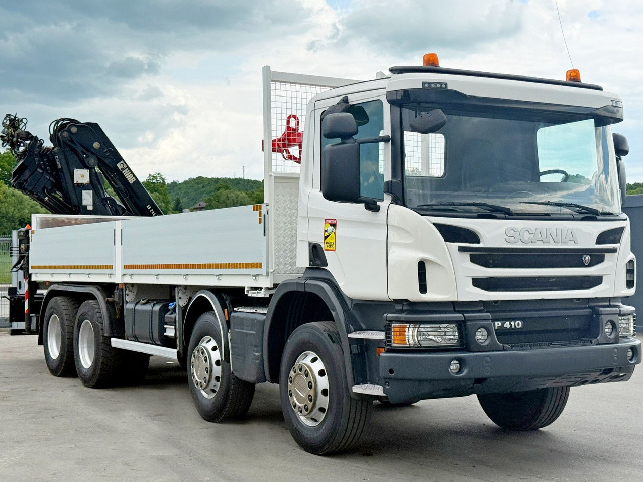 Scania P 410*PLATFORM 7,00m*HIAB 244 E-5 HIPRO+FUNK/8x4 Scania P 410*PRITSCHE 7,00m*HIAB 244 E-5 HIPRO+FUNK/8x4 - Crane truck, Dropside/ Flatbed truck: picture 3 Scania P 410*PLATFORM 7,00m*HIAB 244 E-5 HIPRO+FUNK/8x4 Scania P 410*PRITSCHE 7,00m*HIAB 244 E-5 HIPRO+FUNK/8x4 - Crane truck, Dropside/ Flatbed truck: picture 3