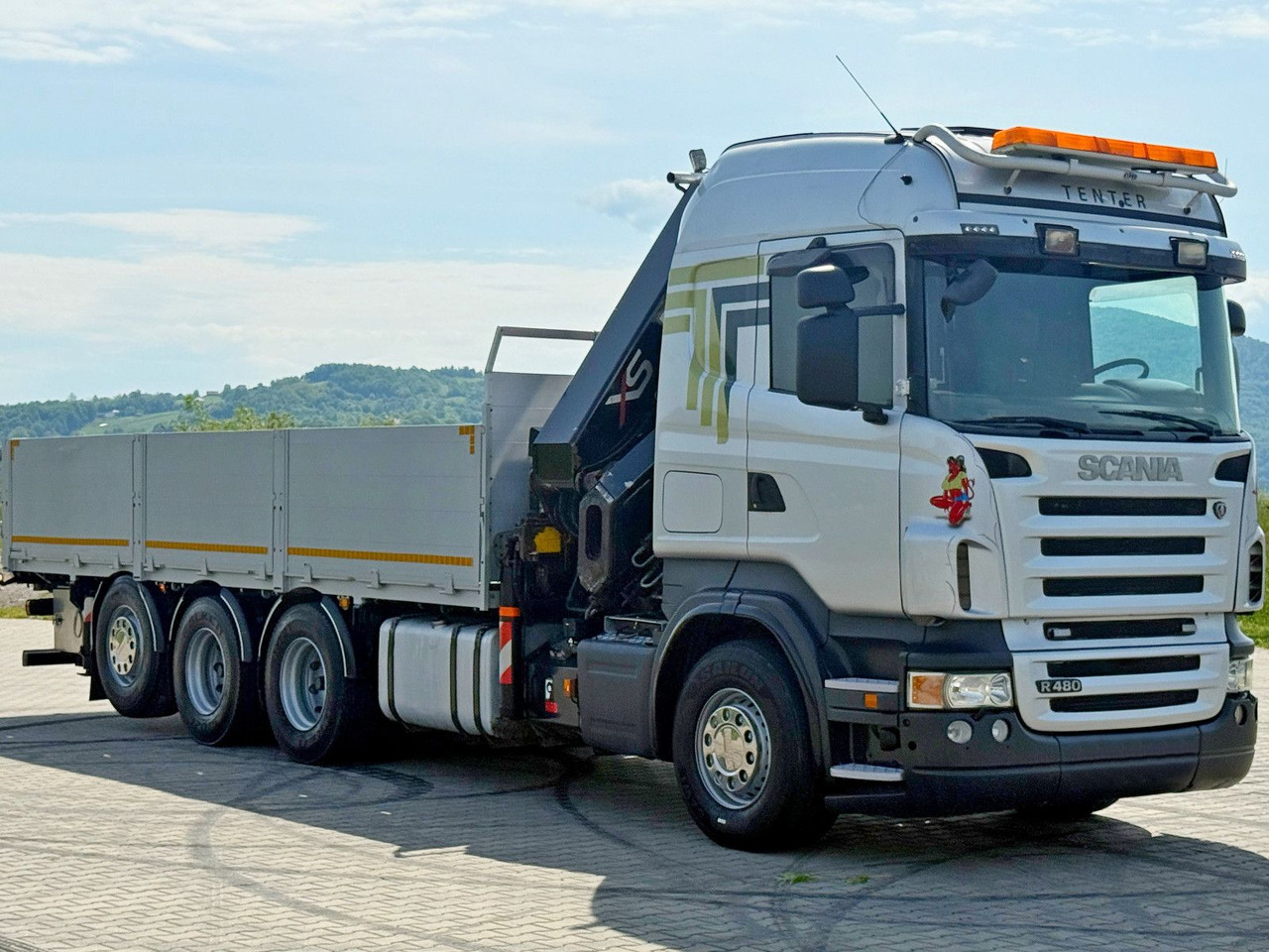 Scania R480 PRITSCHE 6,85m *HIAB 377 E-8 HIPRO/FUNK*8x4 - Crane truck: picture 4 Scania R480 PRITSCHE 6,85m *HIAB 377 E-8 HIPRO/FUNK*8x4 - Crane truck: picture 4