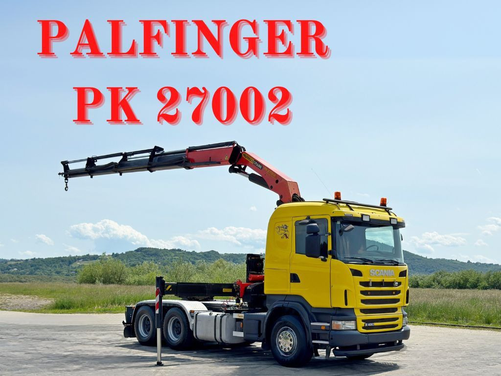 Scania R480 * Sattelzugmaschine + PK 27002 + FUNK /6x4 - Crane truck: picture 1 Scania R480 * Sattelzugmaschine + PK 27002 + FUNK /6x4 - Crane truck: picture 1