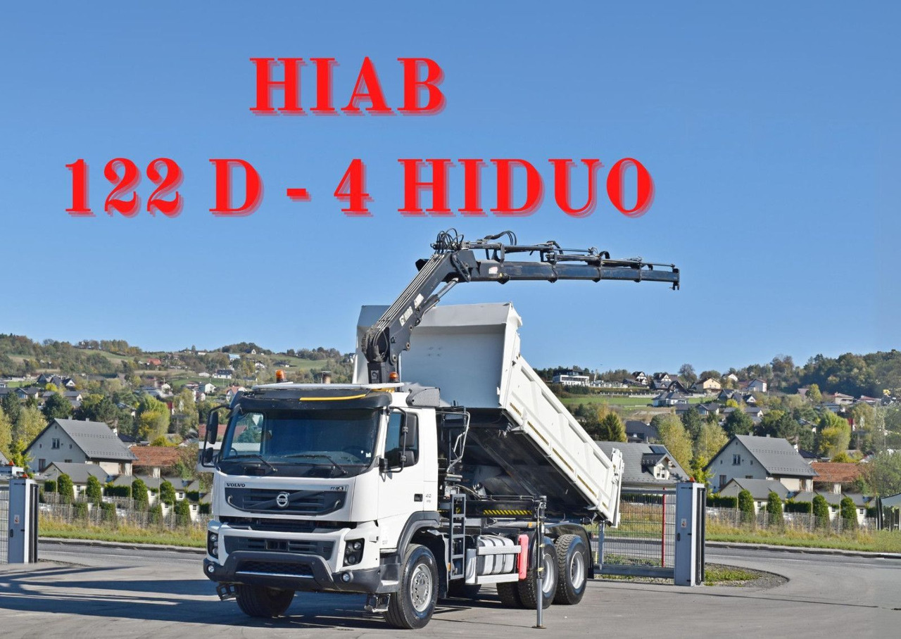 Volvo FMX 410 Kipper 5,20m*HIAB 122 D-4 HIDUO/FUNK*6x4 - Crane truck: picture 1 Volvo FMX 410 Kipper 5,20m*HIAB 122 D-4 HIDUO/FUNK*6x4 - Crane truck: picture 1