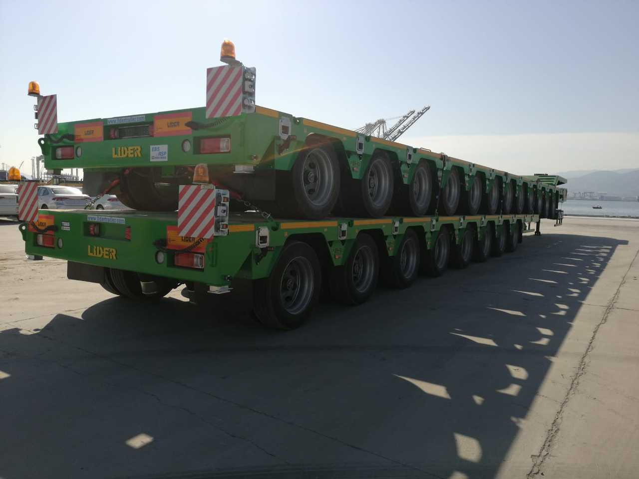 New Low loader semi-trailer for transportation of heavy machinery LIDER LIDER NEW 2025 MODEL Lowbed: picture 9