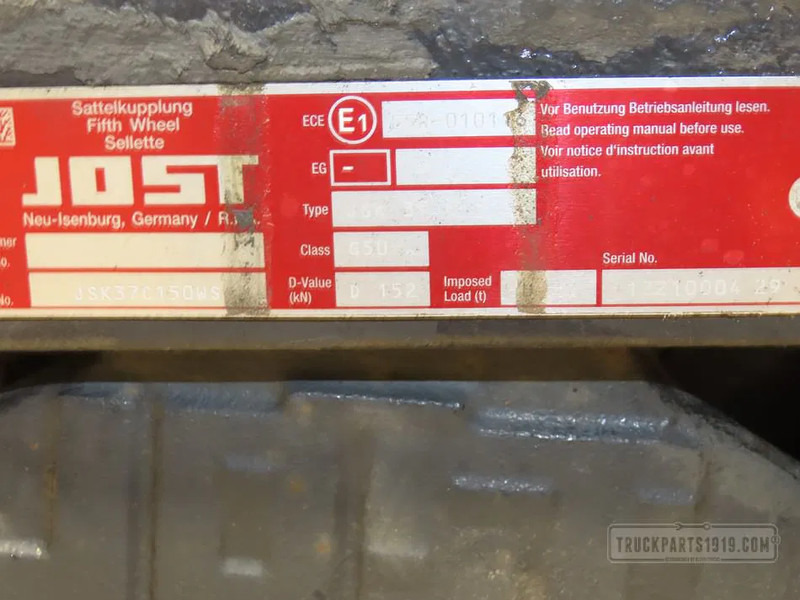 MAN 81.42710-6152 Opleggerschotel JSK37C 150VV M - Frame/ Chassis for Truck: picture 2 MAN 81.42710-6152 Opleggerschotel JSK37C 150VV M - Frame/ Chassis for Truck: picture 2