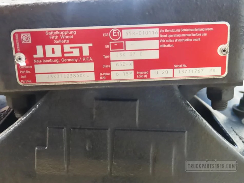 MAN JSK37C Body & Chassis Parts Opleggerschotel JSK37C - Frame/ Chassis for Truck: picture 2 MAN JSK37C Body & Chassis Parts Opleggerschotel JSK37C - Frame/ Chassis for Truck: picture 2
