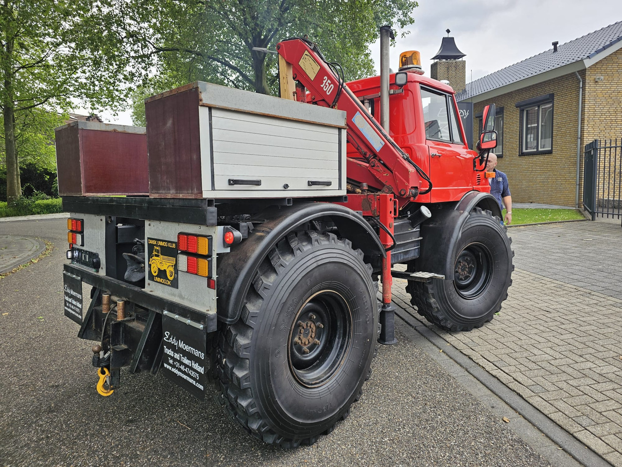 Unimog 406/U9000 4x4 - Crane truck: picture 2 Unimog 406/U9000 4x4 - Crane truck: picture 2