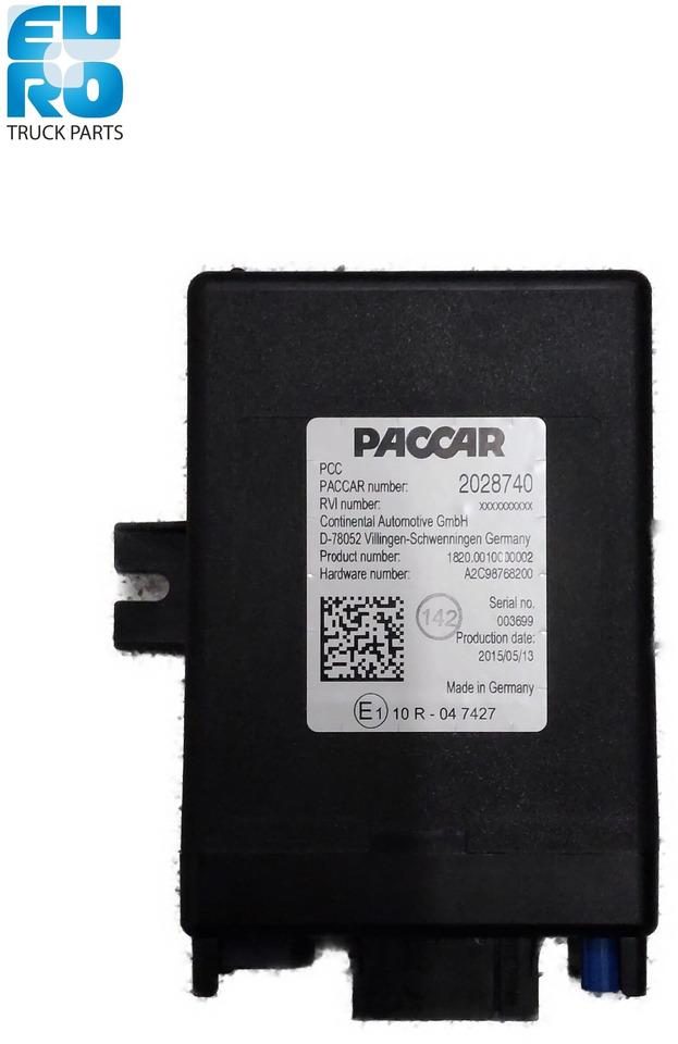 DAF ELEKTRONISCHE REGELEENHEID, PCC 2028740 - ECU for Truck: picture 1 DAF ELEKTRONISCHE REGELEENHEID, PCC 2028740 - ECU for Truck: picture 1