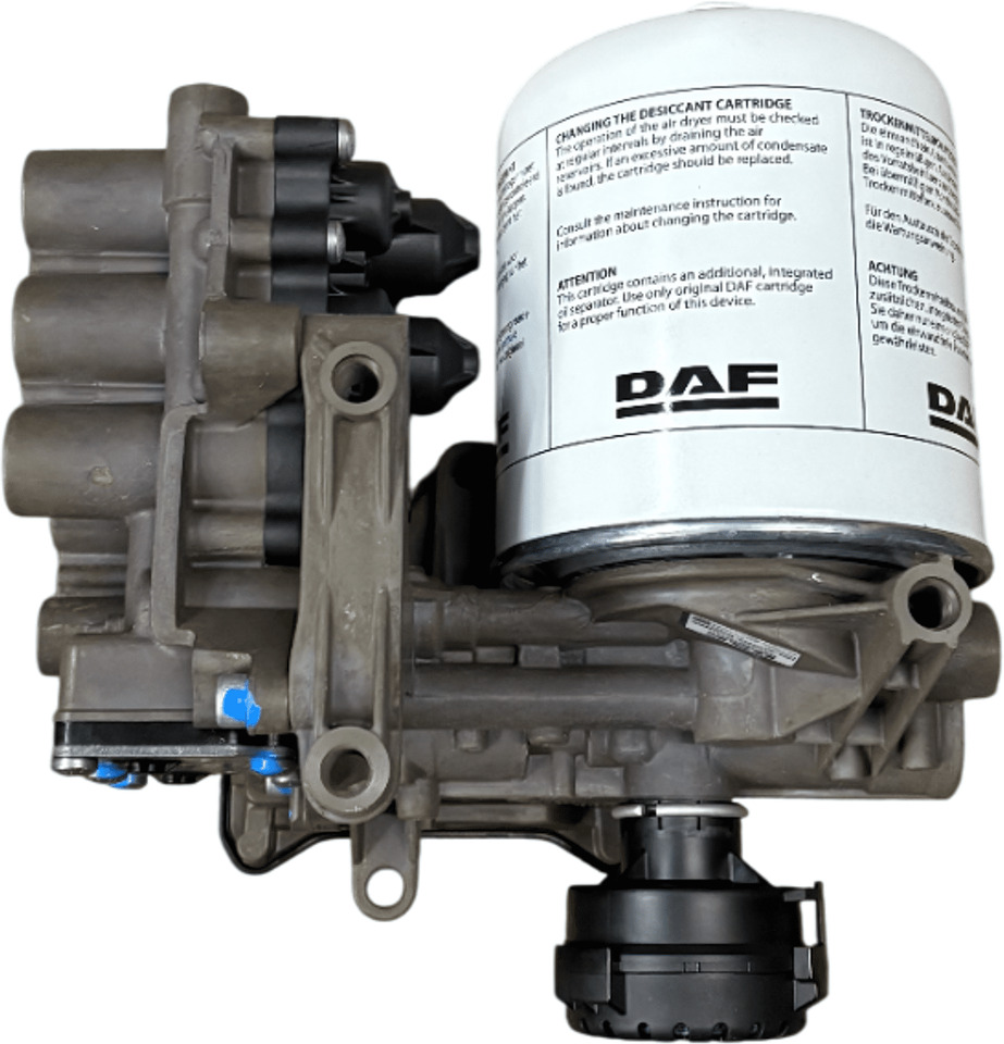 DAF CF XD XG XF106 AIRDRYER OE COMPLEET INCL. VEILIGHEIDSVENTIEL MET VIER CIRCUITS+BORGSOM 2027747 - Spare parts for Truck: picture 1 DAF CF XD XG XF106 AIRDRYER OE COMPLEET INCL. VEILIGHEIDSVENTIEL MET VIER CIRCUITS+BORGSOM 2027747 - Spare parts for Truck: picture 1