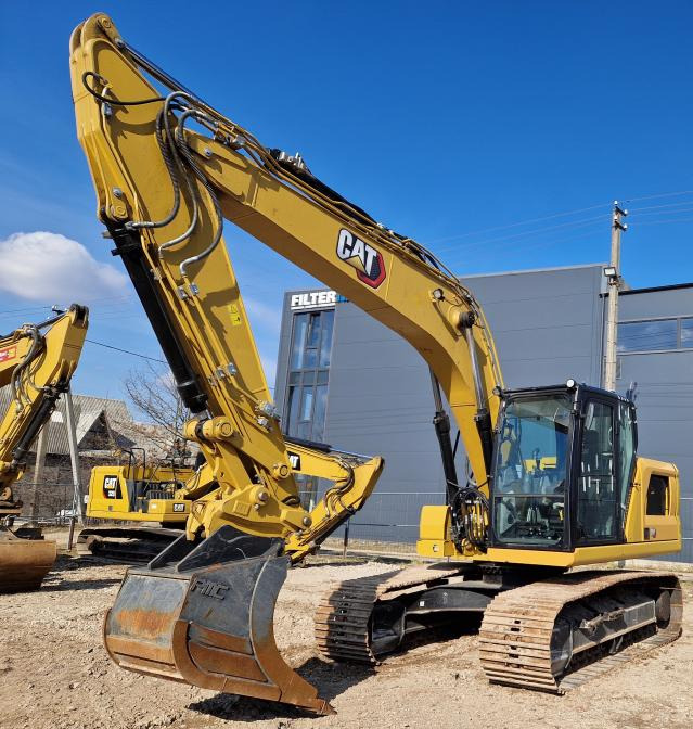 CATERPILLAR 317GC (Bucket + JAK-300 tree shear) - Crawler excavator: picture 1 CATERPILLAR 317GC (Bucket + JAK-300 tree shear) - Crawler excavator: picture 1