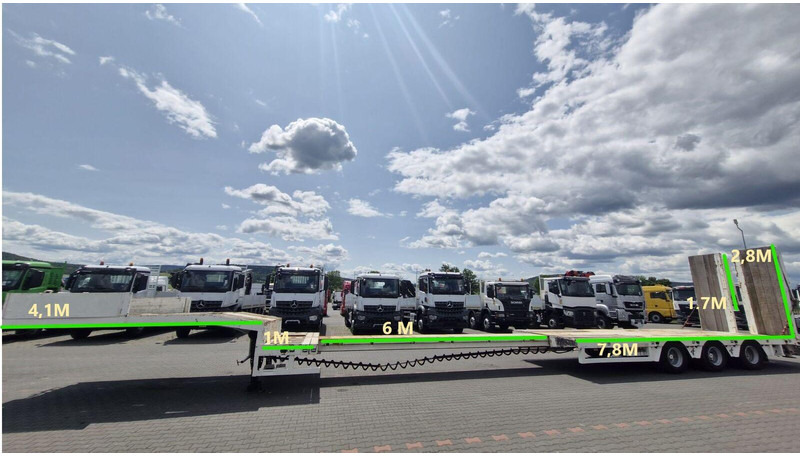 Faymonville NISKOPODWOZIE / STN-3A / ROZCIĄGANA / LAWETA / 19 M / NAJAZDY HY - Low loader semi-trailer: picture 3 Faymonville NISKOPODWOZIE / STN-3A / ROZCIĄGANA / LAWETA / 19 M / NAJAZDY HY - Low loader semi-trailer: picture 3