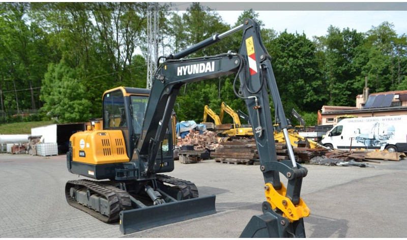 Hyundai HX55 Mini lánctalpas forgókotró - Mini excavator: picture 1 Hyundai HX55 Mini lánctalpas forgókotró - Mini excavator: picture 1