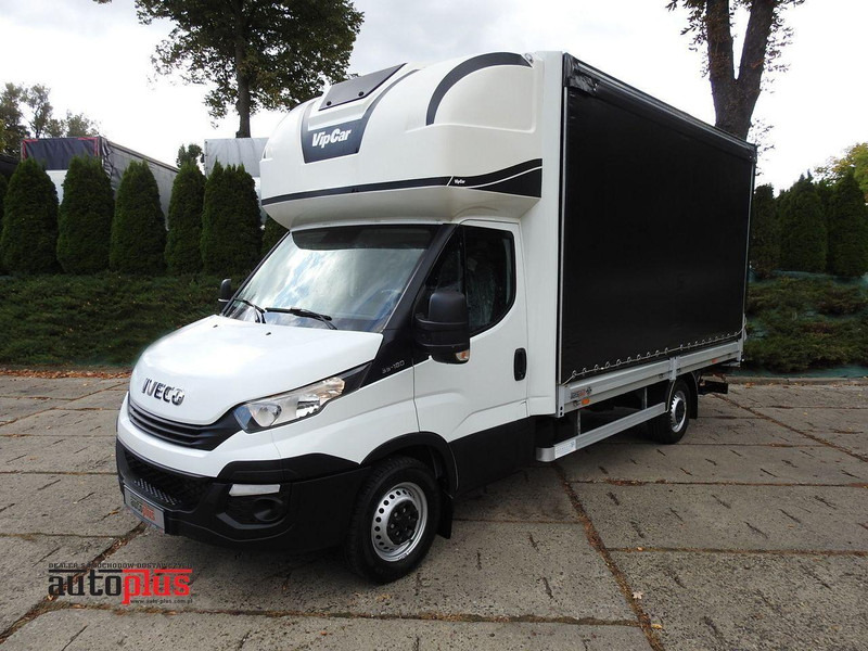 Iveco DAILY 35S18 PLANDEKA WINDA 8 PALET TEMPOMAT KLIMATYZACJA 180KM - Box truck: picture 1 Iveco DAILY 35S18 PLANDEKA WINDA 8 PALET TEMPOMAT KLIMATYZACJA 180KM - Box truck: picture 1