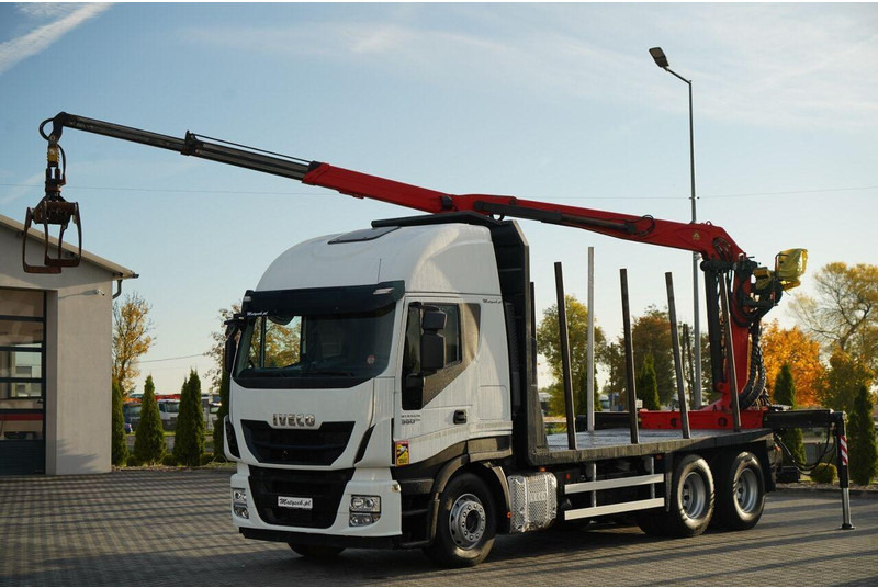 Iveco STRALIS 560 / 6X4 / DO DREWNA / DO DRZEWA / DO LASU / HDS PALFIN - Timber truck, Crane truck: picture 2 Iveco STRALIS 560 / 6X4 / DO DREWNA / DO DRZEWA / DO LASU / HDS PALFIN - Timber truck, Crane truck: picture 2