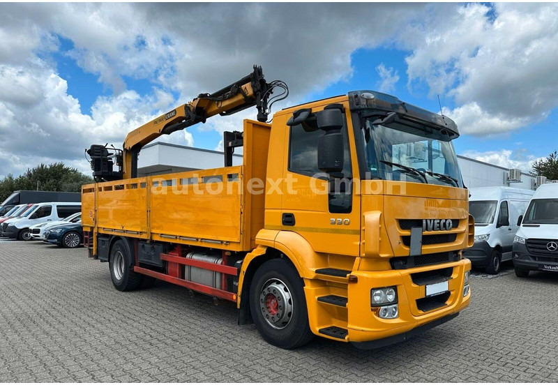 Iveco Stralis 330 - Flatbed truck + crane - Dropside/ Flatbed truck, Crane truck: picture 2 Iveco Stralis 330 - Flatbed truck + crane - Dropside/ Flatbed truck, Crane truck: picture 2