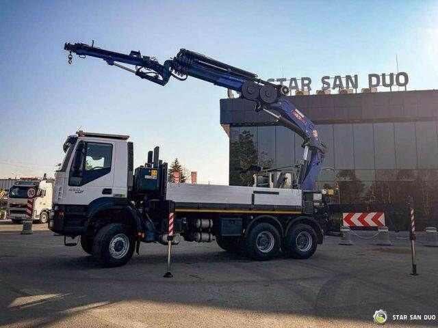 Iveco TRAKKER 450 6x6 PM41S FLY JIB Crane Kipper - Dropside/ Flatbed truck, Crane truck: picture 5 Iveco TRAKKER 450 6x6 PM41S FLY JIB Crane Kipper - Dropside/ Flatbed truck, Crane truck: picture 5