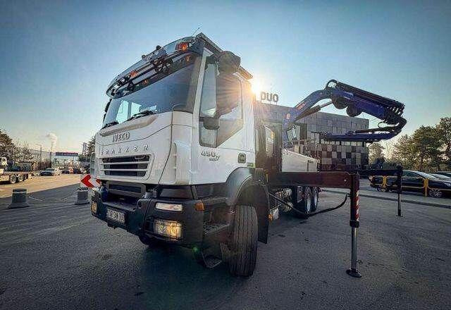 Iveco TRAKKER 450 6x6 PM41S FLY JIB Crane Kipper - Dropside/ Flatbed truck, Crane truck: picture 4 Iveco TRAKKER 450 6x6 PM41S FLY JIB Crane Kipper - Dropside/ Flatbed truck, Crane truck: picture 4