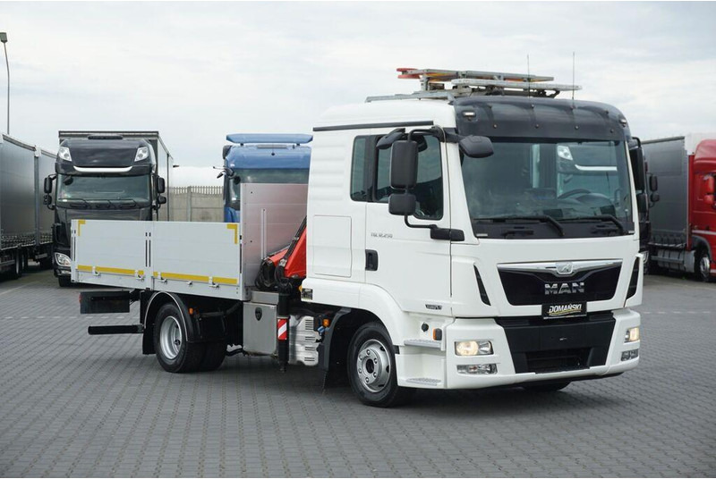 MAN TGL / 12.250 / SKRZYNIOWY + HDS / FASSI F 65 / PILOT - Dropside/ Flatbed truck, Crane truck: picture 3 MAN TGL / 12.250 / SKRZYNIOWY + HDS / FASSI F 65 / PILOT - Dropside/ Flatbed truck, Crane truck: picture 3