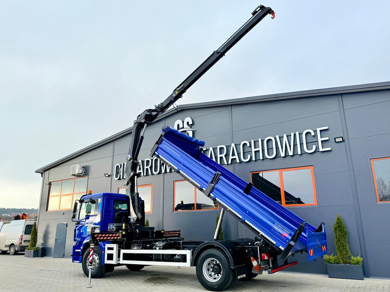 MAN TGM 18.250 wywrotka 3 - stronna + żuraw HDS HMF - Tipper, Crane truck: picture 3 MAN TGM 18.250 wywrotka 3 - stronna + żuraw HDS HMF - Tipper, Crane truck: picture 3
